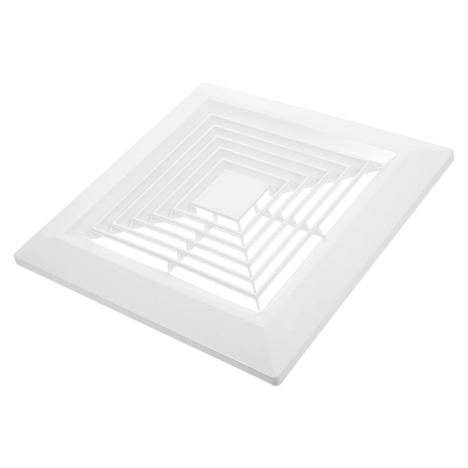 Outdoor Ceiling Fan Bathroom Exhaust Hood Covers White Vent Deflector Square Diffuser