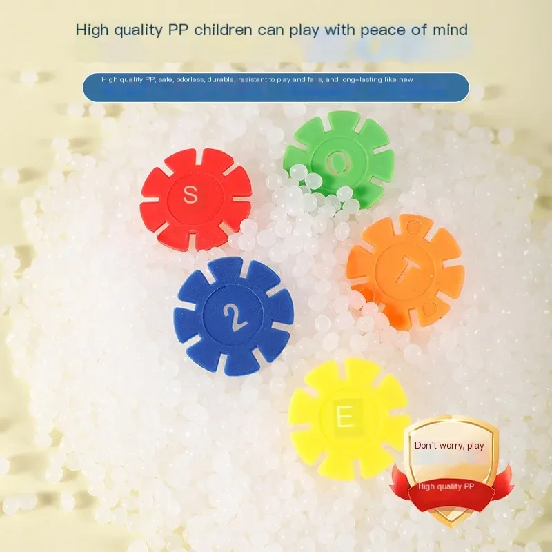 Inserti in plastica per puzzle Fiocco di neve Building Block Giocattoli Touch Creative per ragazzi e ragazze che sviluppano l'immaginazione dei bambini