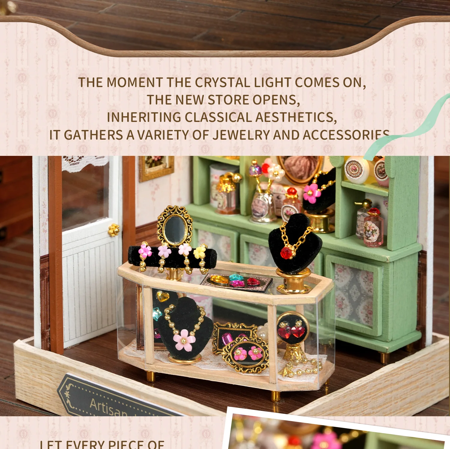 Miniature Doll House DIY Small House Kit Handmade 3D Puzzle Assembly Model Building Room Home Decor Wooden Craft Birthday Gifts