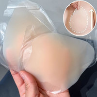 No Glue Sticky Nipple Cover Plunge Droplet Invisible Bra Ultra Thin Seamless Silicone Nubra Stickers Lifting Breast Pads Pasties