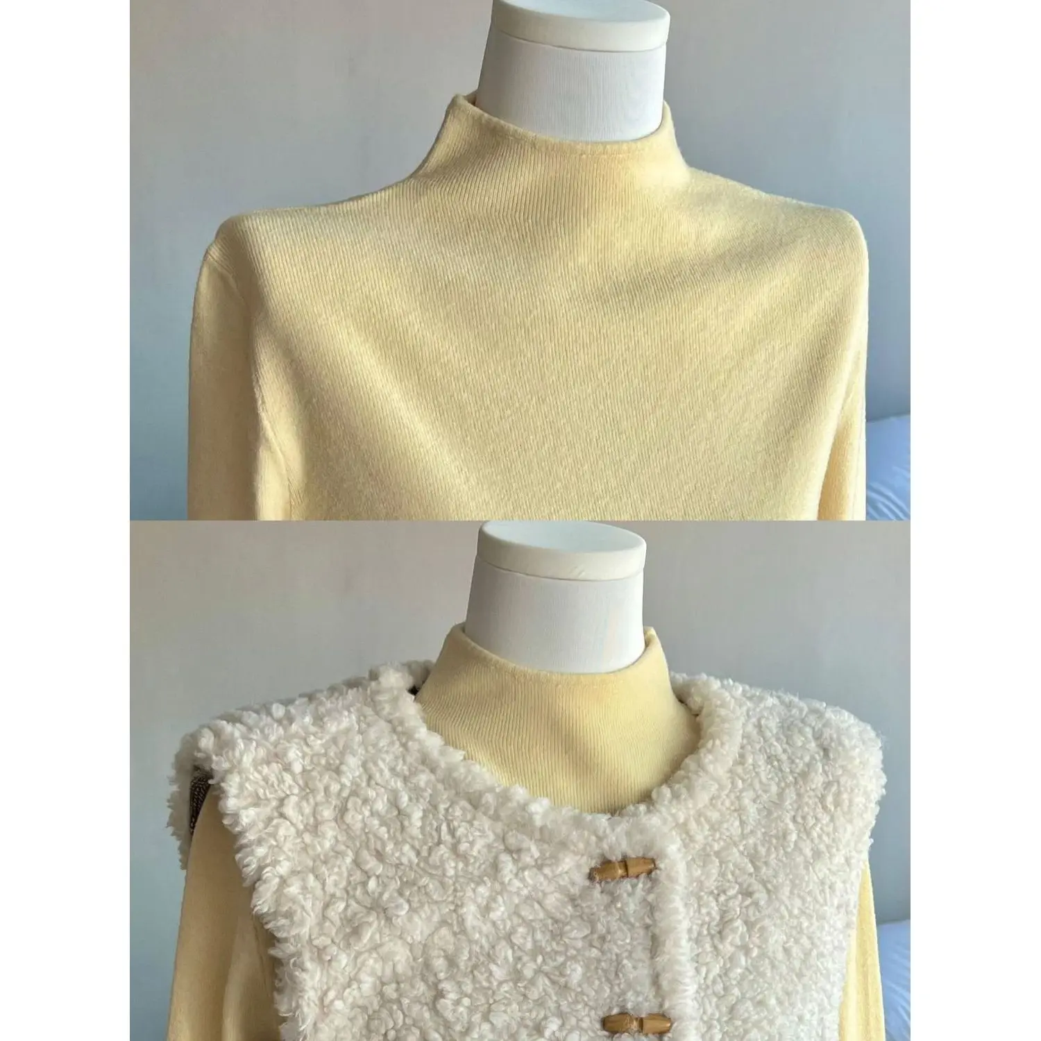 

Мягкий вязаный желтый свитер, женский осенне-зимний облегающий базовый свитер с высоким воротником, удобный дышащий теплый топ