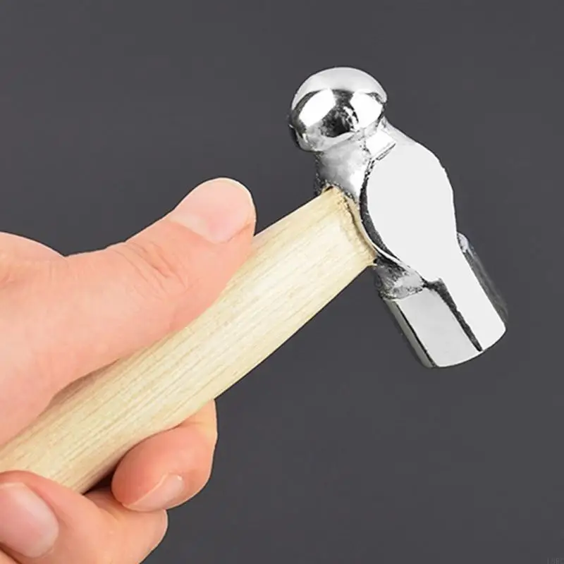 L8RC Jewelry Making Supplies Tool Jewelry Mini Hammer Chasing Hammer For Leather Craft Mini Hammer Lightweight Handle Hammer
