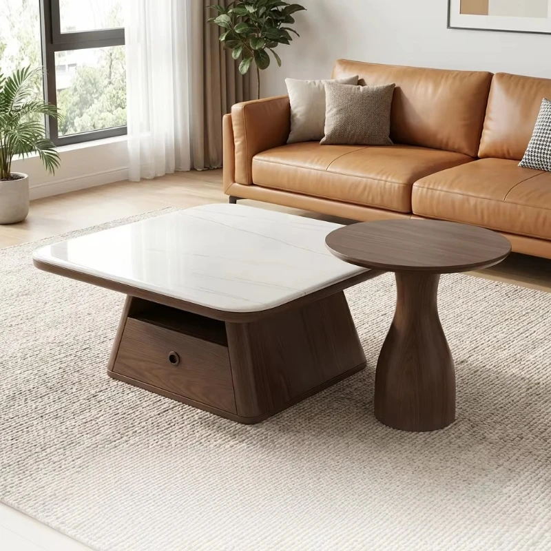 Modern two-piece design, smooth finish, easy to clean and durable, living room furniture