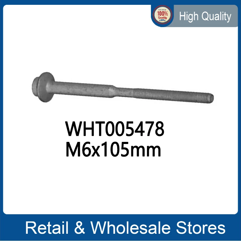 

M6X105mm Bolt Screw WHT005478 for AUDI VW SKODA SEAT A1 A3 WHT 005 478