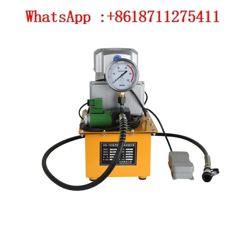 Ultra high pressure electric pump, high pressure oil pump, single circuit foot operated electric pump