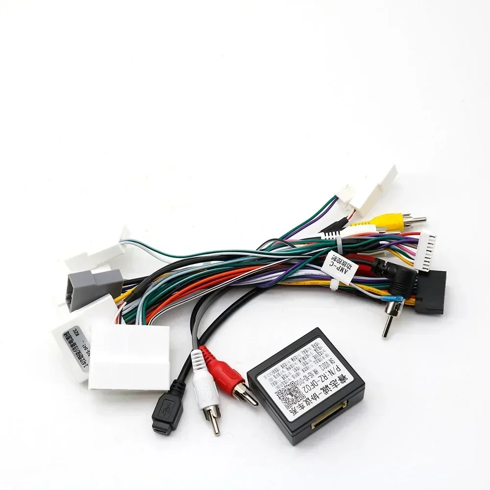 Car Radio Stereo Wiring Harness Cable Adapter Android 16pin For Nissan Murano Qashqai j10 j11 X trail Tiida