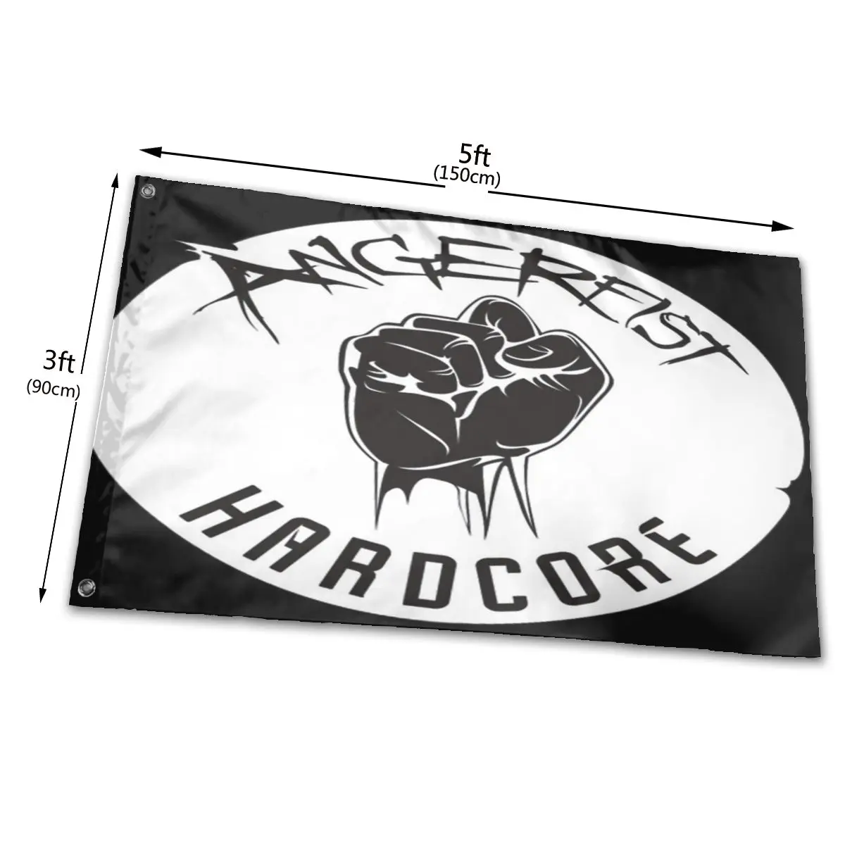 Angerfist 109 Flag Banner Home Outdoor Gift Party Ussr Army Flag Of Korea Gym Flag