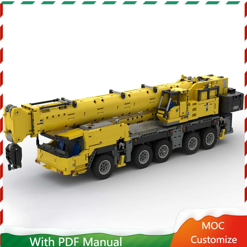 

New 4204 Pcs Hot Selling Moc High Tech City Luxury Mobile Crane Model Building Blocks Technology Assembly Bricks Toys Kids Gifts