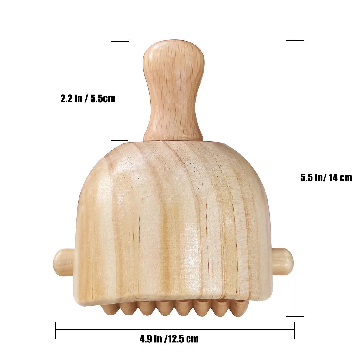 Beech Wood Massage Cup Roller Scraping Tool Muscle Relax Body Therapy GuaSha Natural Deep Tissue Wellness Care Home Use Relief