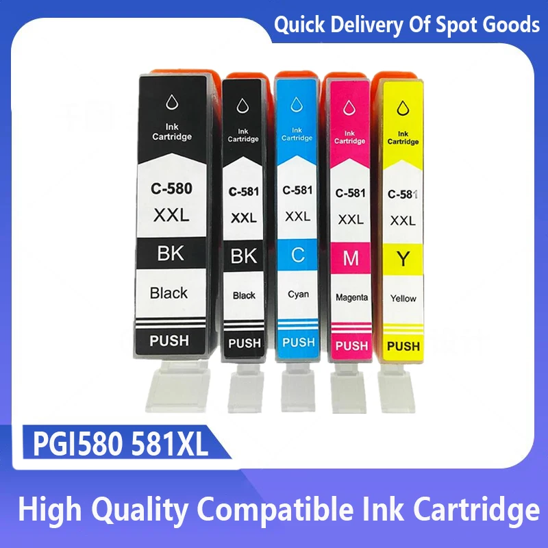 Pgi580 Cli581 Compatibele Inktcartridge Voor Canon Pixma Ts8150 Ts8151 Ts8152 Ts8250 Ts8251 Ts8252 Ts8350 Ts9150 Ts9155 Printer