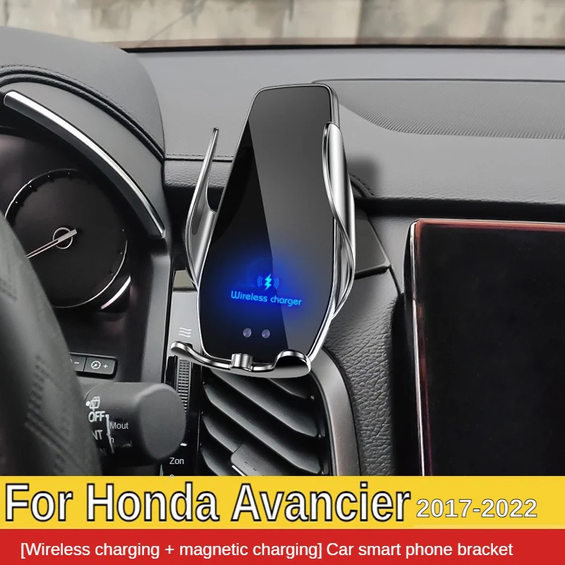 

Держатель для мобильных телефонов Honda Avancier 2017-2022, беспроводное зарядное устройство, автомобильный кронштейн для навигации, поддержка GPS 360