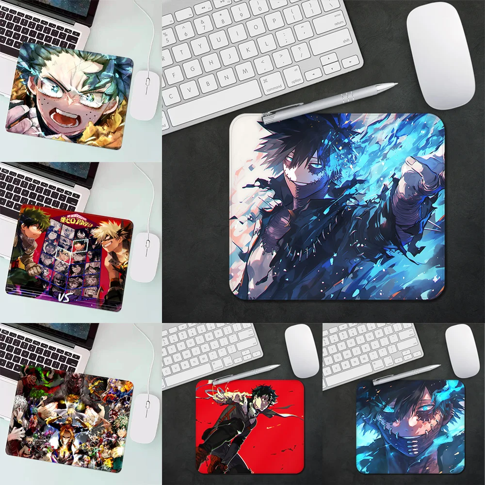 Anime Boku No Heros Academias Gaming Mouse Pad XS Small Mousepad For PC Gamer Desktop Decoration Office Mouse Mat Deskmat Rug