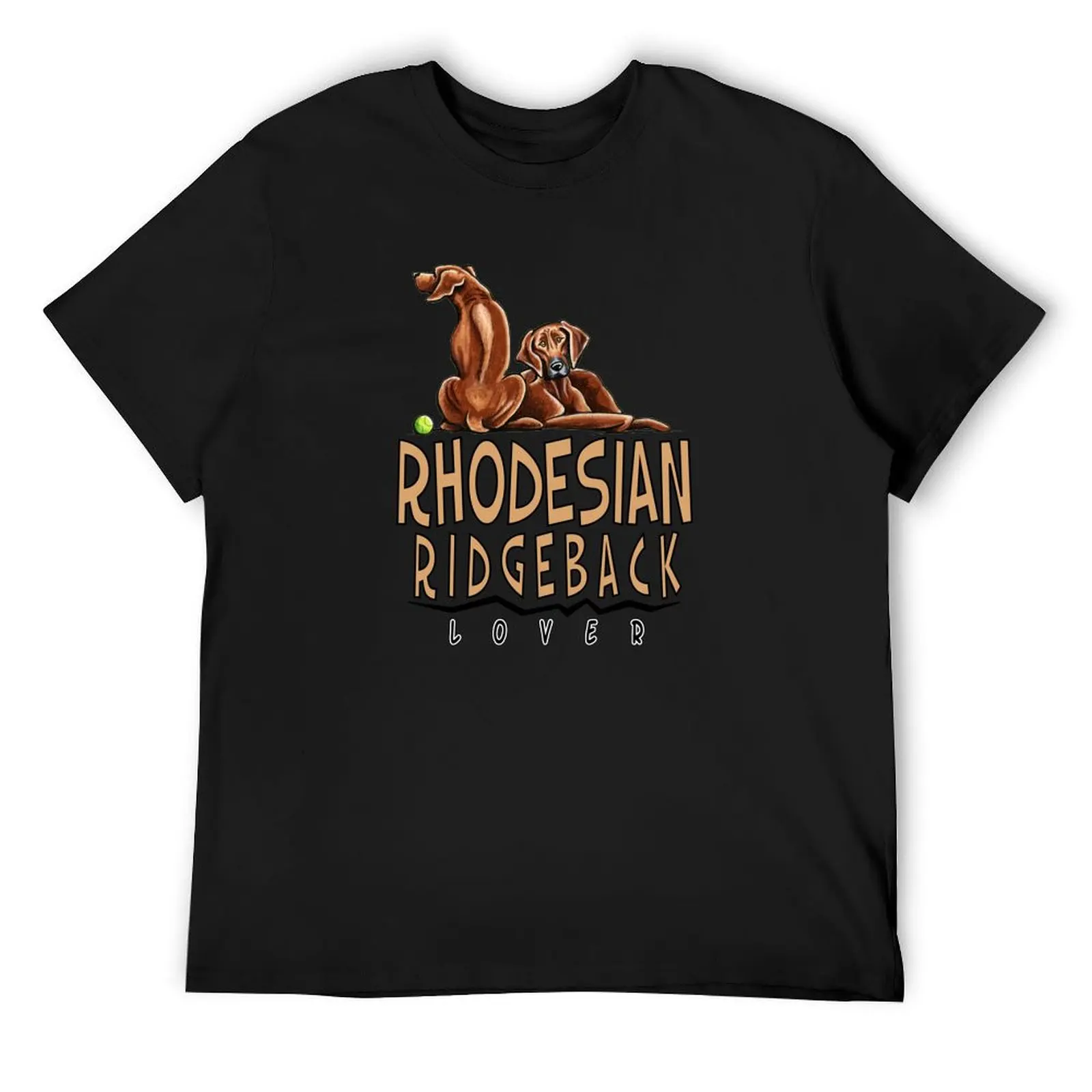 Rhodesian Ridgeback Lover T-Shirt summer tops tees cotton graphic tees shirts graphic tees men graphic t shirts