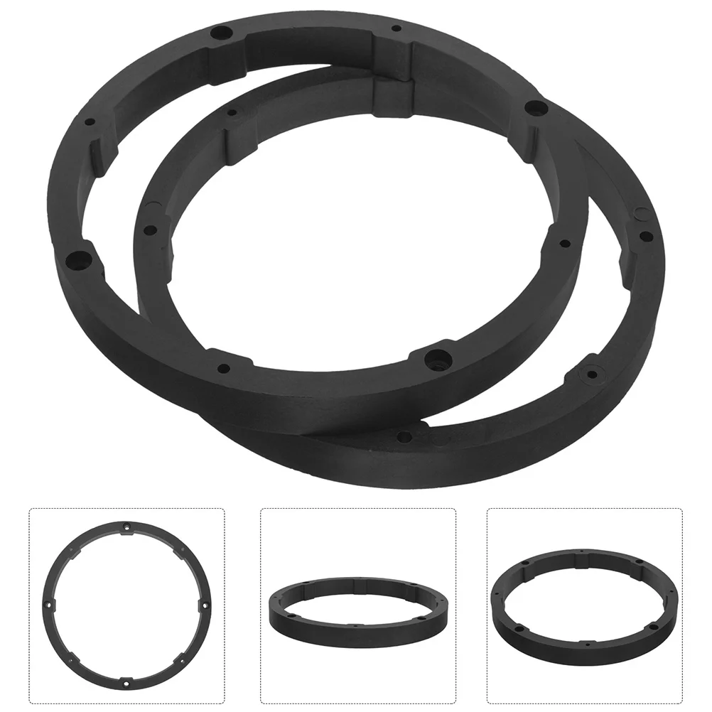 

4Pcs Universal 6.5 Inch Car Speaker Adapter Rings Solid PVC Material Improved Sound Quality Auto Speaker Gasket Set