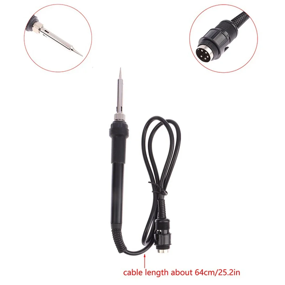 

Electric Soldering Iron Handle 5 Pin Welding Head Handle Replacement For 852D+ 853D 878AD 898D 936B 937D Tools Welding Head