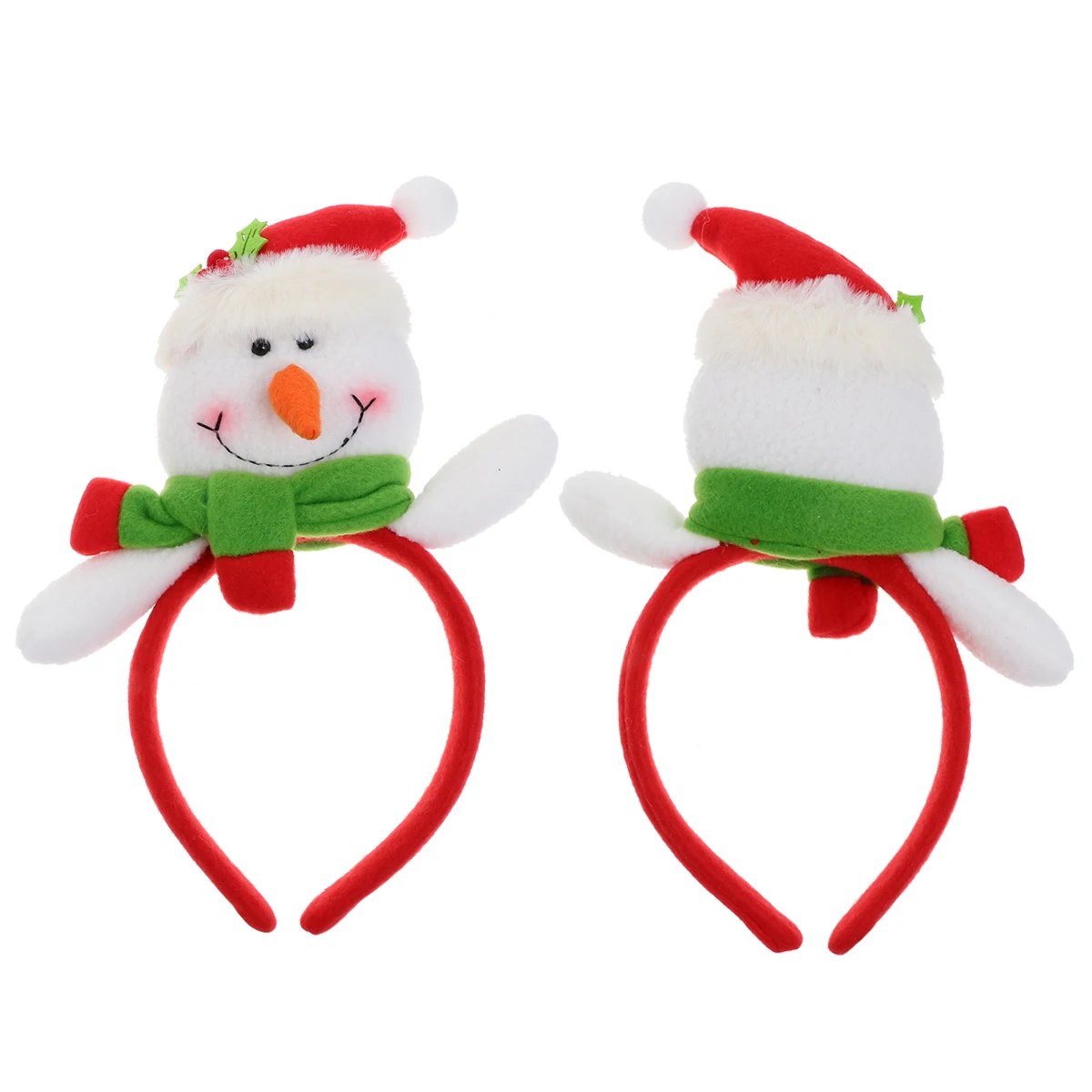 

Headband Elder Christmas Headbands for Kids Girls Women Flannel Holiday Headdress