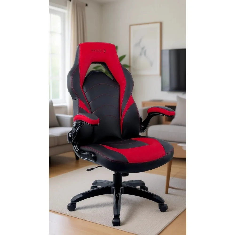 Ergonomic Adjustable Swivel Gaming Chair Black, Ideal for Gaming or Desk Setups