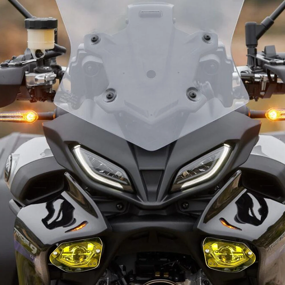 2024 2025 لياماها الراسم 9 GT الراسم 900 دراجة نارية مصبغة غطاء حماية حماية Tracer900 Tracer9 غطاء حامي المصباح