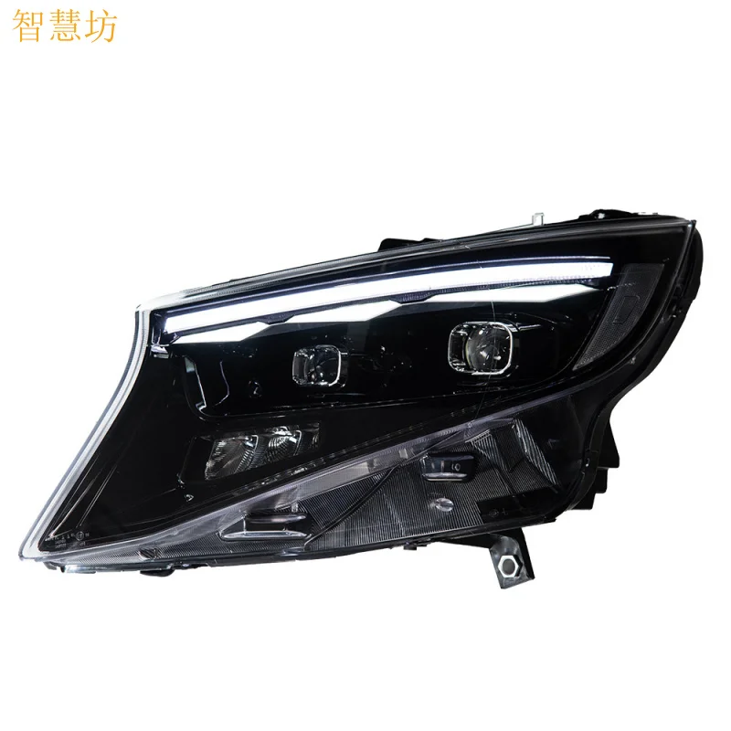 

Suitable for Mercedes-Benz V-Class VITO New Vito Headlight Assembly V260 Modified LED Lens Headlight Daytime Running Light Turn