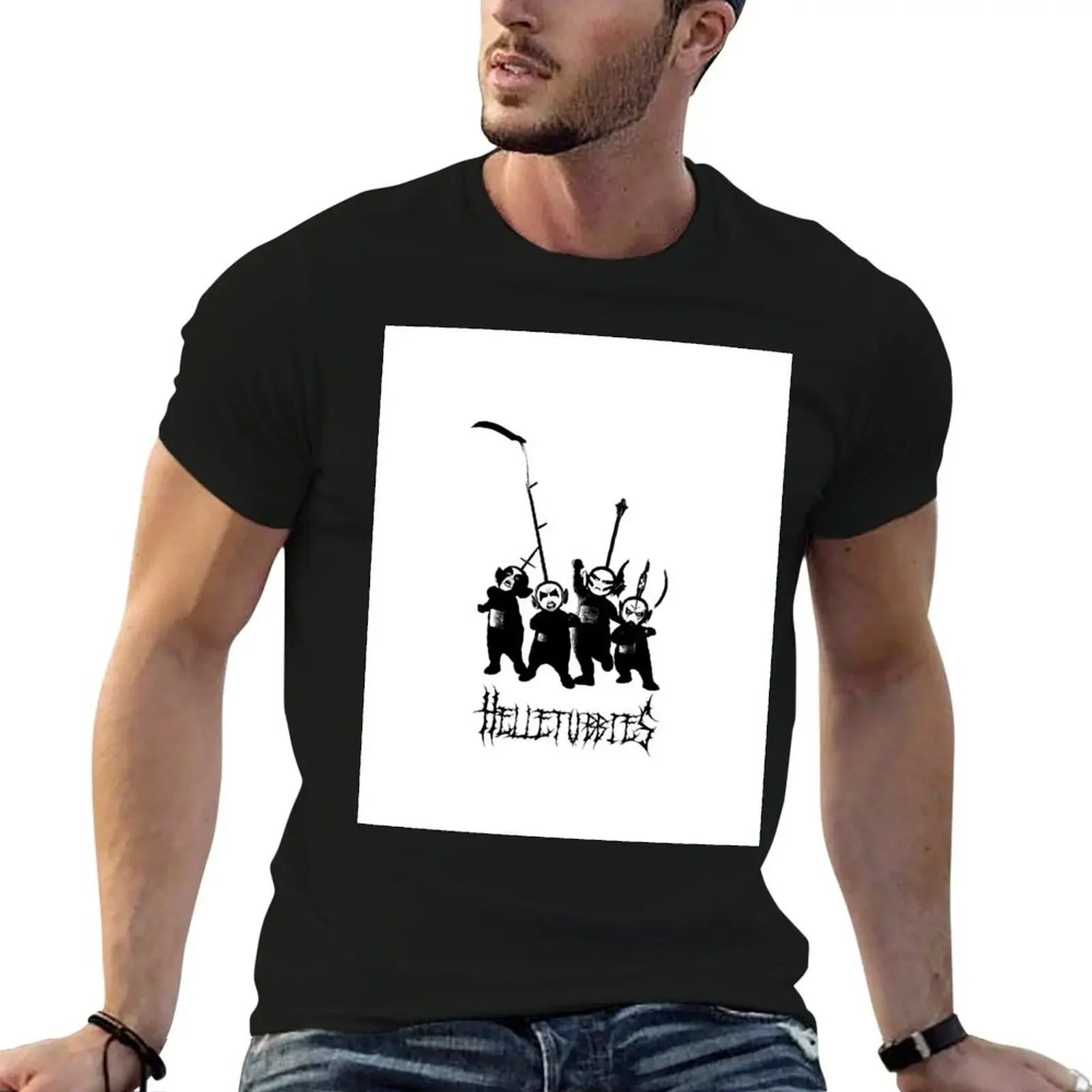 

Helletubbies w/ Logo T-Shirt hippie clothes graphics t shirts men