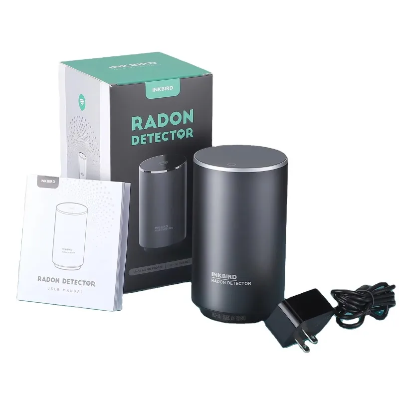 Smart WiFi Radon Air quality Monitor Short-term Long-term Radon Detector Digital Radon Monitor Smart Home Use Portable