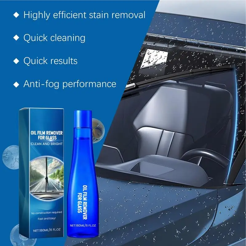 Car Glass Oil Film Cleaner Car Windshield Oil Film Cleaner Car Window Cleaner Oil Film Remover Windshield Cleaner Car Detailing