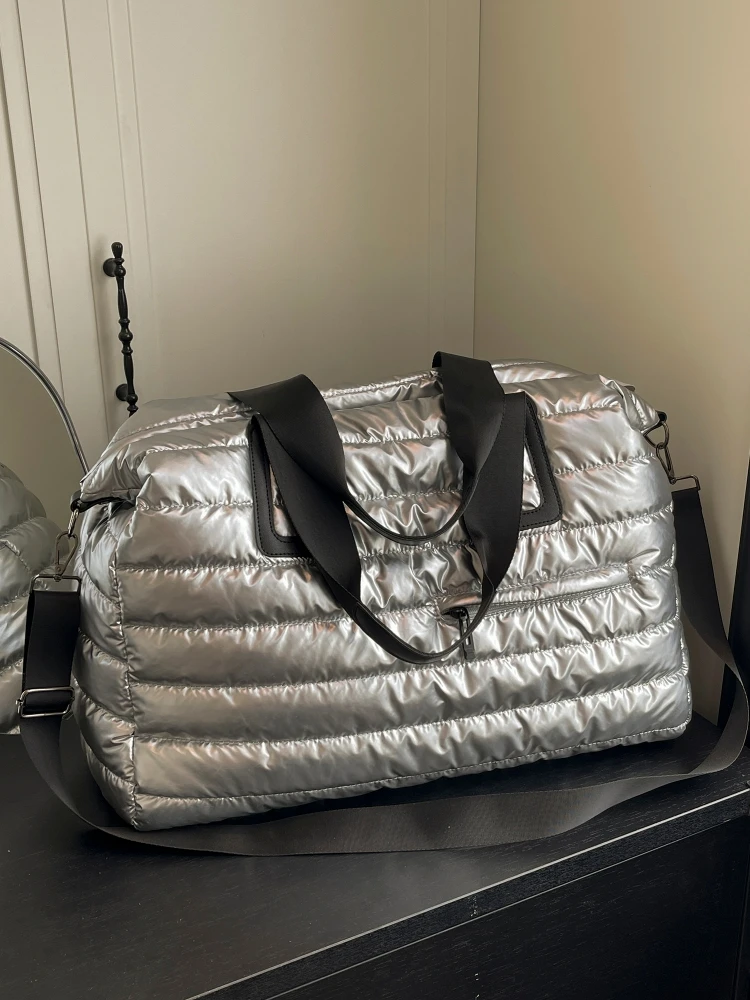 

Новая модная дорожная сумка, осенне-зимняя хлопковая сумка-тоут, большая вместительная легкая спортивная сумка для хранения для мужчин...