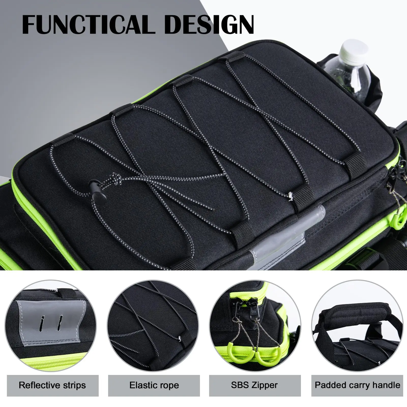 Bolsa de pesca Goture resistente al agua con correas para cañas - imagen 2