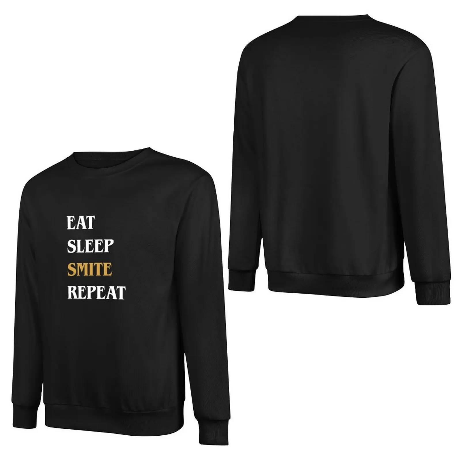 Eat Sleep Smite Repeat - Funny Paladin Pullover Hoodie men's winter sweater graphic t shirts men new hoodies and sweatshirts