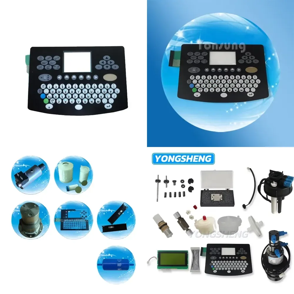 2026 Hot Item Compatible Domino Spare Parts 37726 Keyboard Membrane for Domino A100 A200 A300 A+ Series CIJ Inkjet Printer