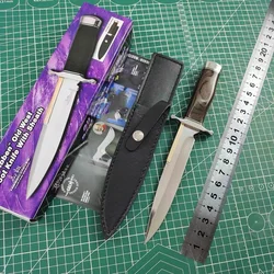 Death squad small toothpick tactics Straight knife Wilderness camping hunting knife Rescue emergency tool self-defense sharp fru