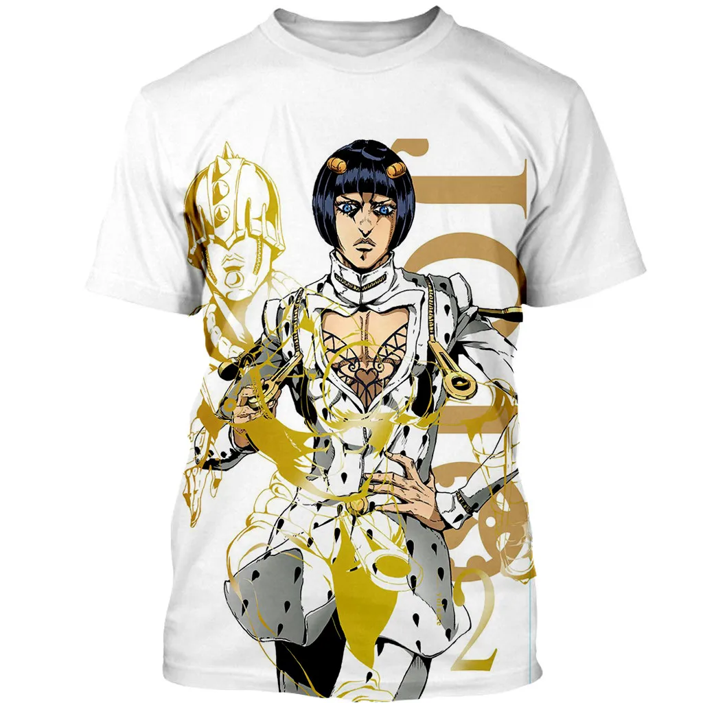 3D JoJo Bizarre Adventure Men/women New Fashion Printed T-shirts Streetwear Tops Tee