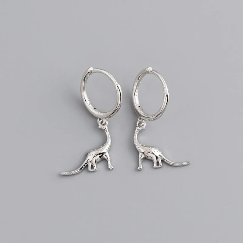 Rhinoceros Tiger Dinosaur Animal  Collection Pendiente Drop Earrings for Women 2025  Rock Punk  Party Jewels Orecchini