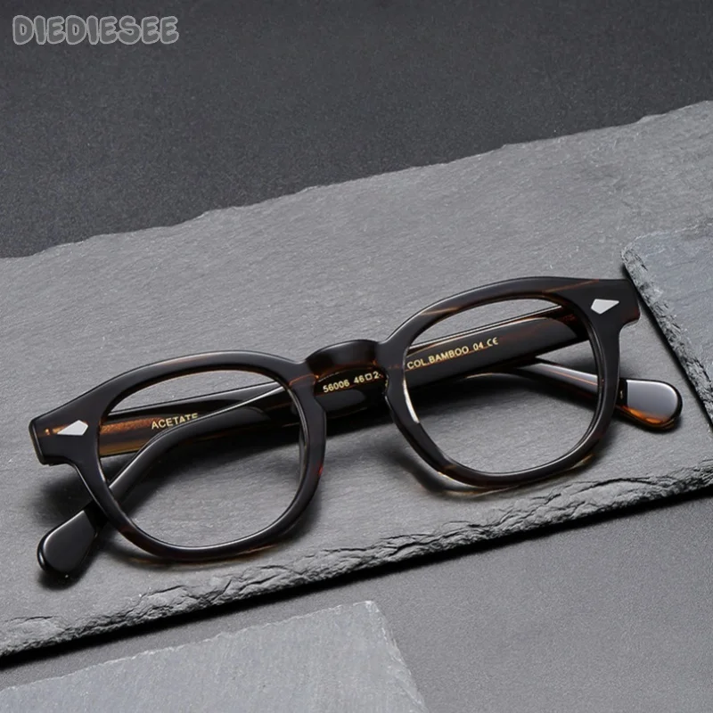 DIEDIESEE Anti Blue Light Ultra Lightweight Board Men's Eyeglass Frame Temperament Retro Box Optical Prescription Eyeglass Frame