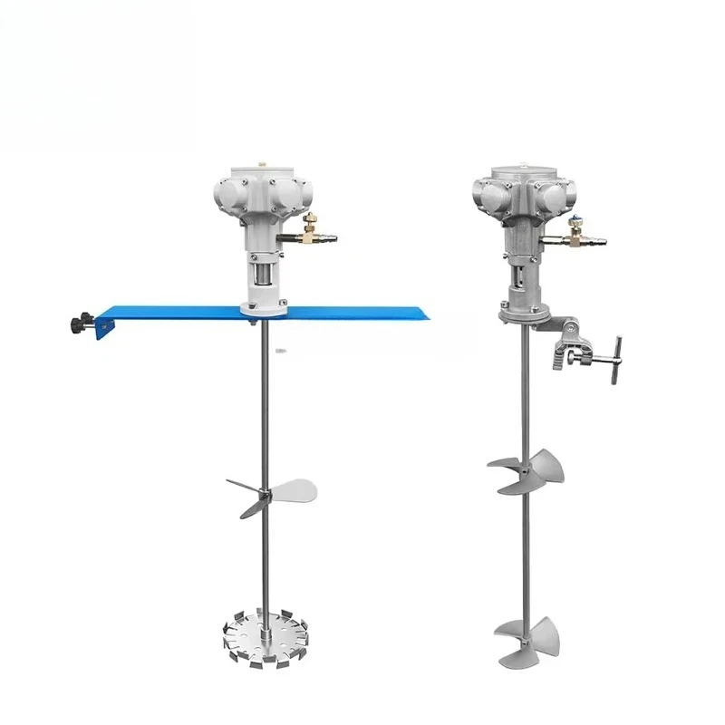 5 Gallon 1/8HP Mixing Equipment Paint Mixer Liquid Agitator Agitator Portable Pneumatic Mixer with Stainless Steel Blade