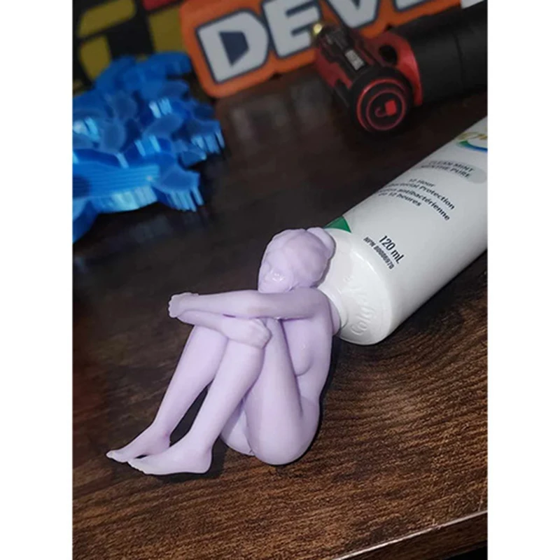 女性の鼻の形をした歯磨き粉キャップ、うんち歯磨き粉ディスペンサー、バスルーム用品、ギフト