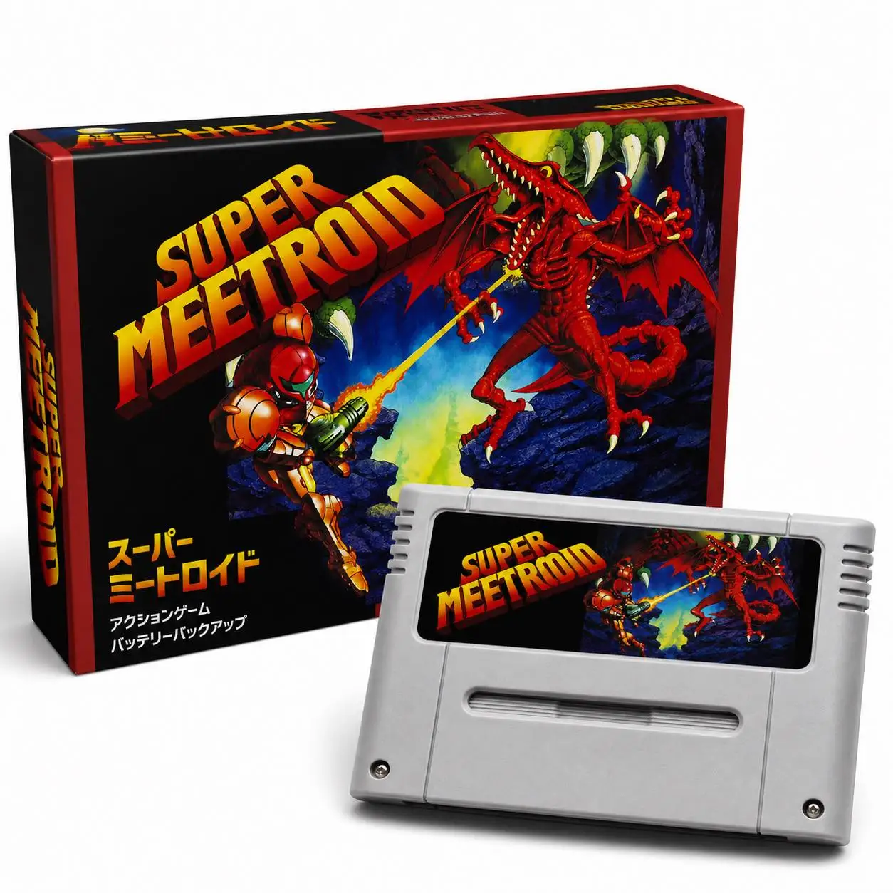 Super Meettrooid 16-Bit Retro Reproduction Cartridge Space Bounty Hunter Action Metroidvania Wersja PAL Opcje Zapisu