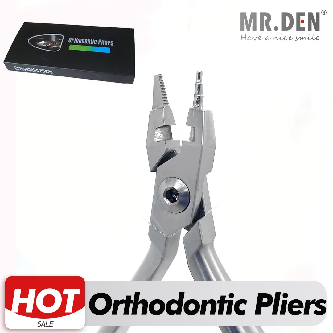 Orthodontic Pliers Dental KIM Combination Pliers with Cutting Trapezoidal Tip Arch Wire Bending Forming Pliers Dentist Tools