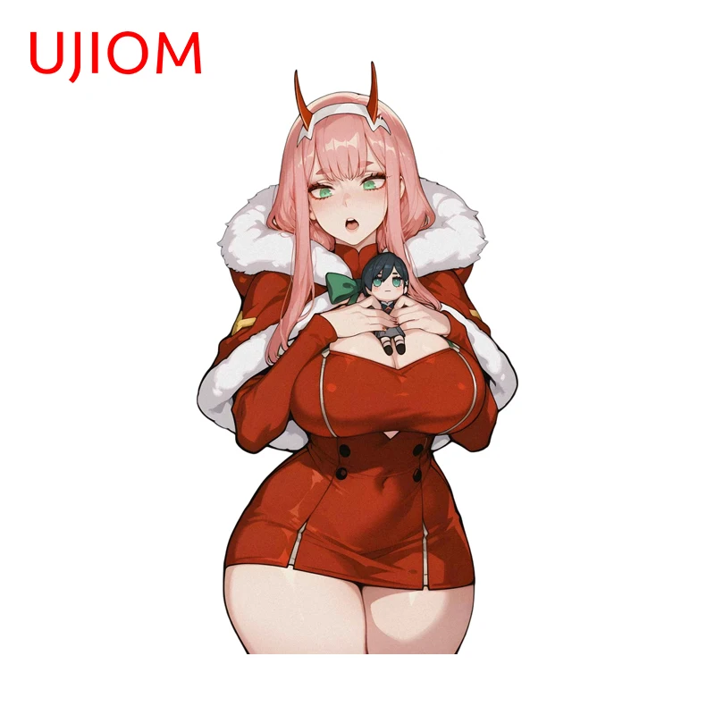 UJIOM Power Seductive Big Boobs Wall Sticker Enchanting Scratch Proof Vinly Decal Suitable For Creative Amusing Wallpapers