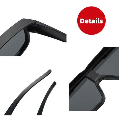 VIVIBEE Stora Polariserade Glasögon Passar Över Solglasögon Fotokromatiska Herr Körning UV400 Fiske Utomhus Dam Spegelglas Mörka Glasögon 10 best sales CVS solglasögon över glasögon - №8