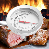 Hot 50-500C Stainless Steel BBQ Barbecue Smoker Grill Thermometer Temperature Gauge Oven Thermometer Dropshipping Wholesale