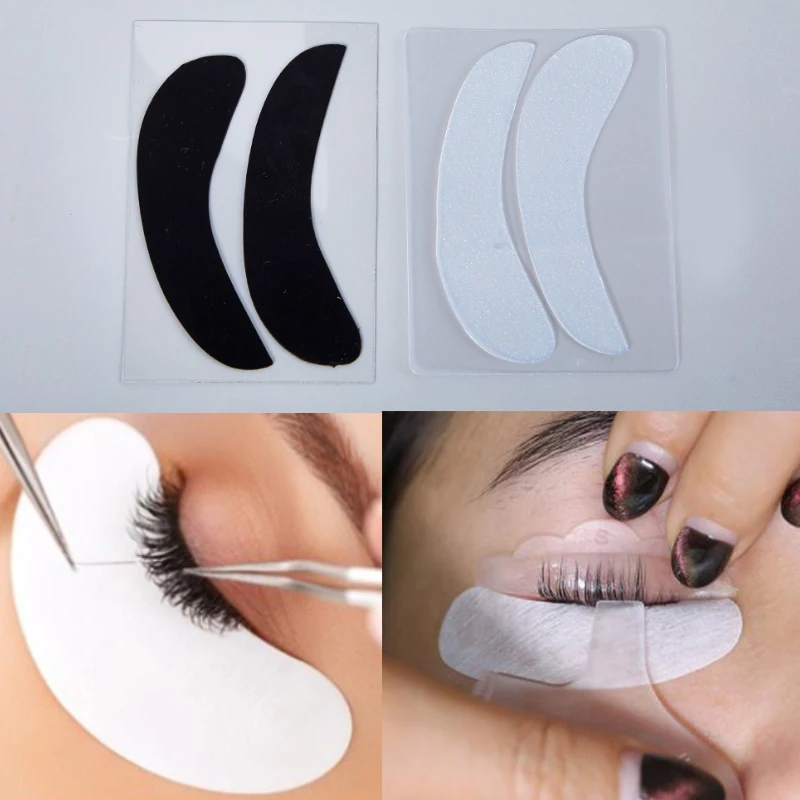 1Pair Eyelash Extension Silicone Under Eye Pads Grafted Lash Lift Perm Tools