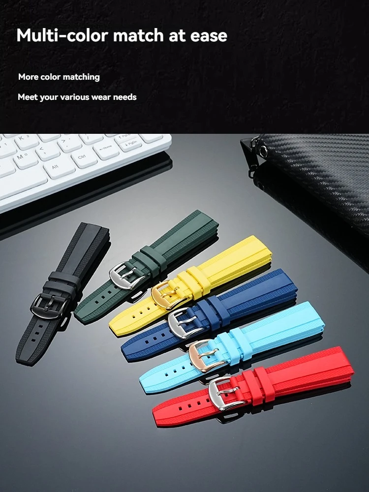For Casio G-Shock 3568 GBD-300 Waterproof Fluoroelastomer Watch Band Replacement Strap for Sports Watches –Resistant Accessorie