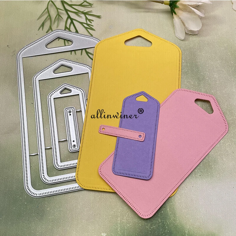 Irregular label Metal Cutting Dies Stencils Die Cut for DIY Scrapbooking Album Paper Card Embossing