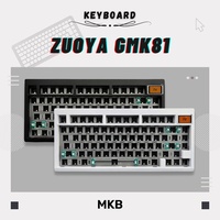 [READY STOCK] Zuoya GMK81 75% Keyboard Kit Hot-Swap Custom RGB Tri-Mode 2.4Ghz Bluetooth Type-C Customizable LCD Screen