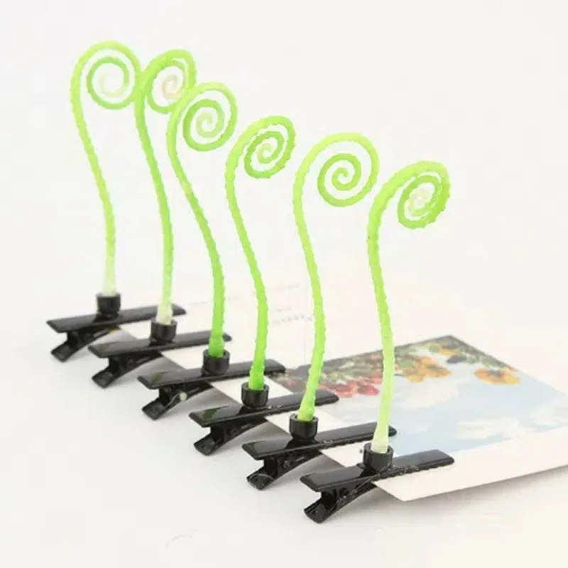 

10/20/50pcs/Lot Hair Clips Curly Grass Funny Hairpins Trendy Bean Sprouts Hair Claw Clip Clamp for Women Girls Hair Barrette