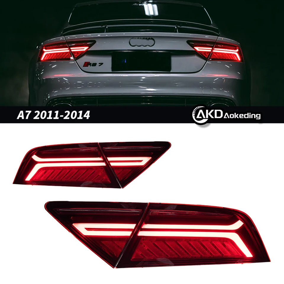 アウディ A7 2011-2018 RS7用テールライト 車用アクセサリー