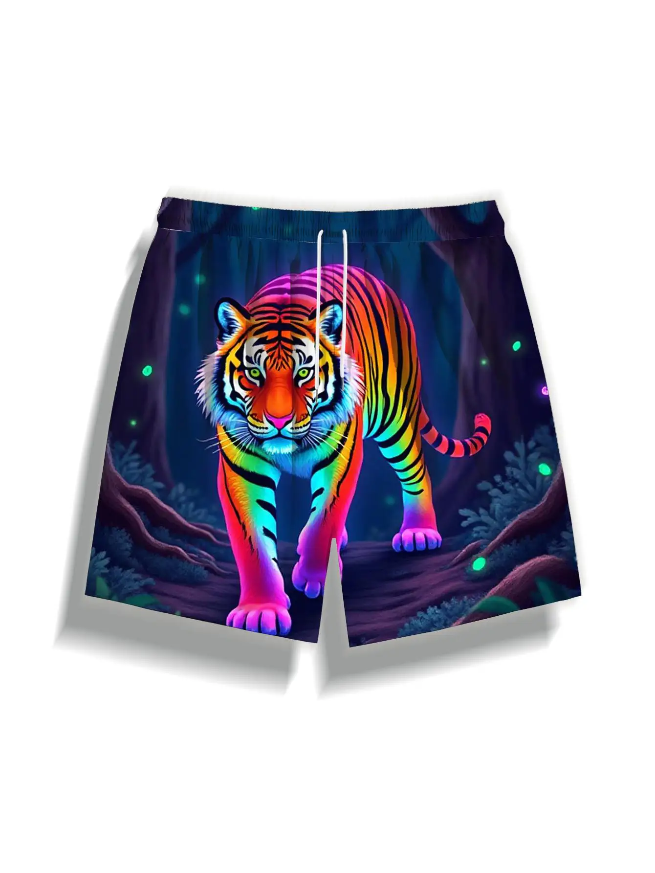 1pcs Men's Short swim trunks2026 Summer 3D Printed Short sleeve Quick drying Polyester Breathable running sport