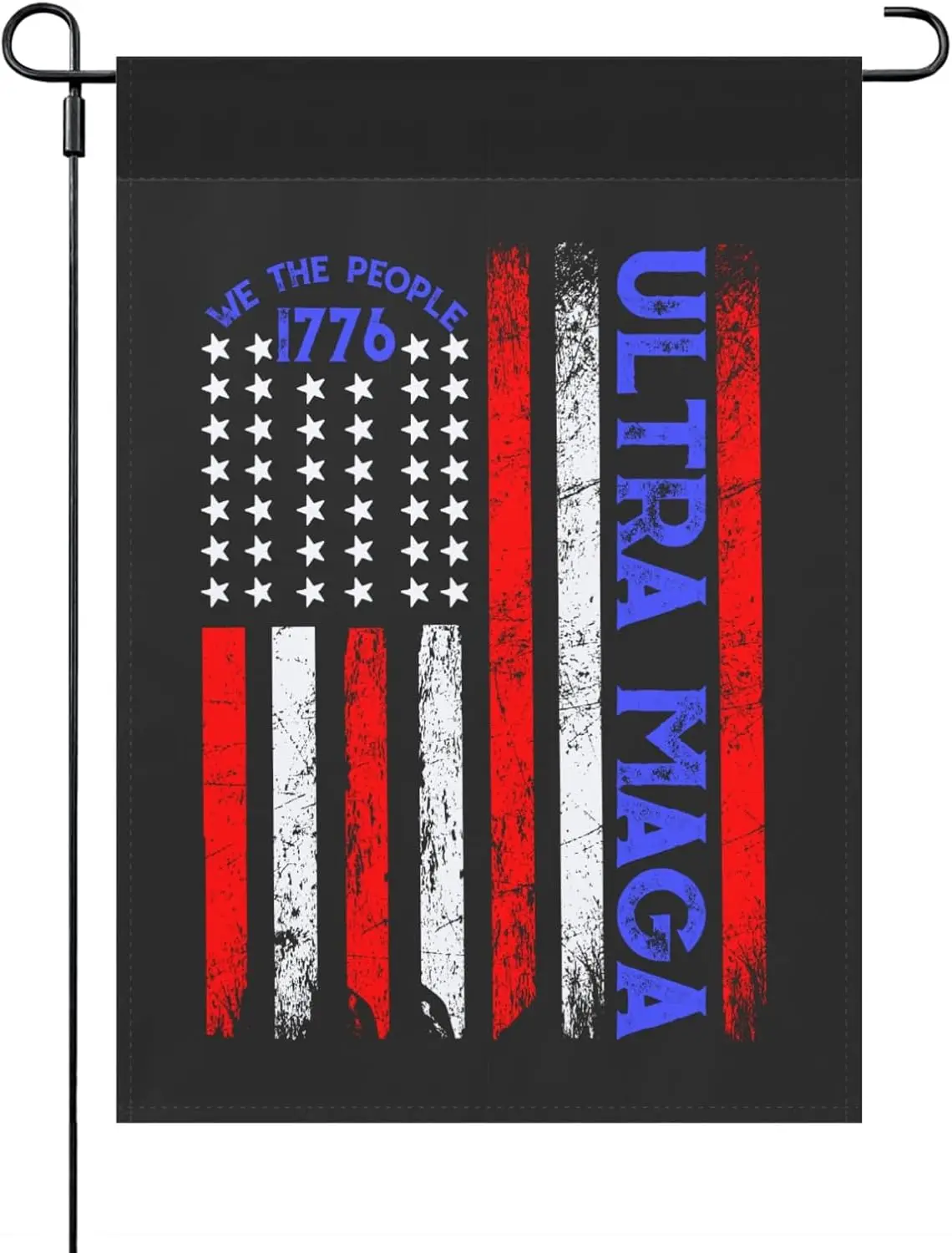 We The People 1776 Ultra Maga USA Flag Yard Flags Double SidedDecorative Yard Flag Double Sided For Rustic Garden Flags Double S