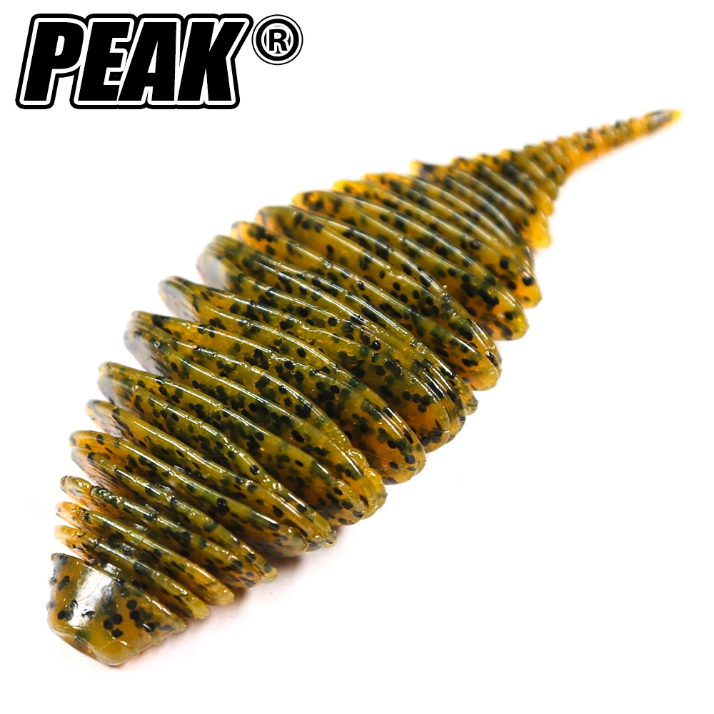 PEAK 100mm Bellows gill worm bait soft bait  fishing lures Pesca carp fishing bass lure Isca artificial PVA